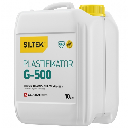 PLASTIFIKATOR G-500 Пластификатор для бетона и строительных растворов «Универсальный»